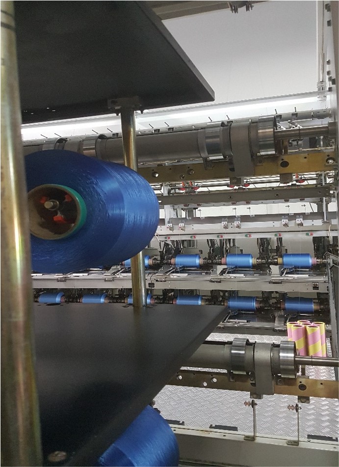 Etape 3 de la transformation du textile en polaire